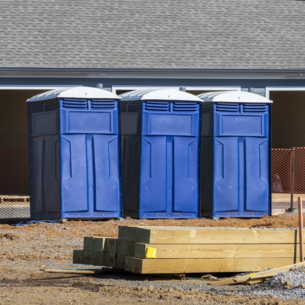 how can i report damages or issues with the portable toilets during my rental period in Ogallala NE